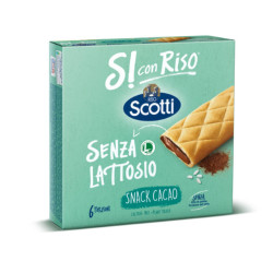 Barretta Scotti - Si con Riso - Ripieno di Cacao 150 g - 6 pz Senza...