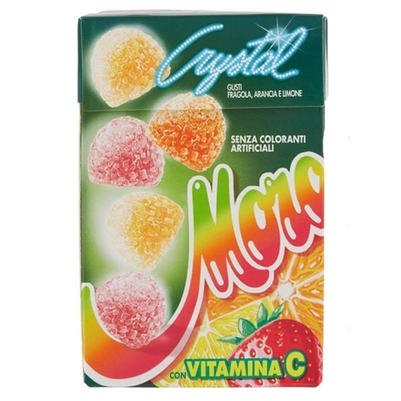 Caramelle Gommose Morositas - Crystal Frutta Assortita - 1 Pacchetto 50 gr