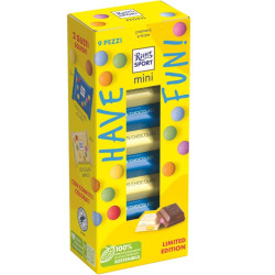 Tavoletta Ritter Sport Mini - Have Fun - 150 gr - Gusti Assortiti