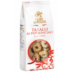 Taralli - Fiore di Puglia - Al Peperoncino - 400 gr