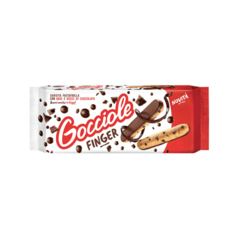 Biscotti - Gocciole Finger - Gocce di Cioccolato - 120 g