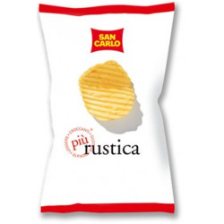 Busta Patatine San Carlo - Rustica - 50 gr - 20 Pezzi