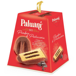 Pandoro Paluani - Pandoro Farcito con Crema al Cioccolato - 750 gr