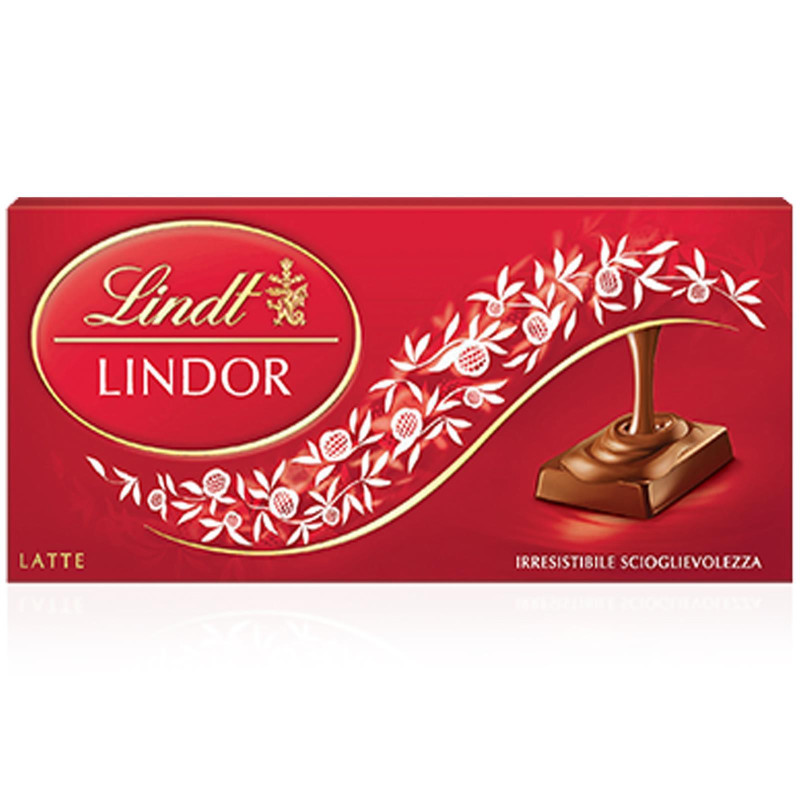 Tavoletta Cioccolato al Latte Lindt - Lindor Morbido Ripieno 100 gr