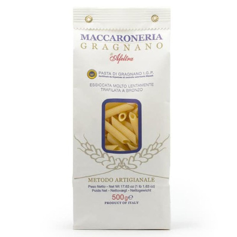 Pasta di Gragnano I.G.P. - Afeltra - La Maccaroneria - 500 gr - Rigatone