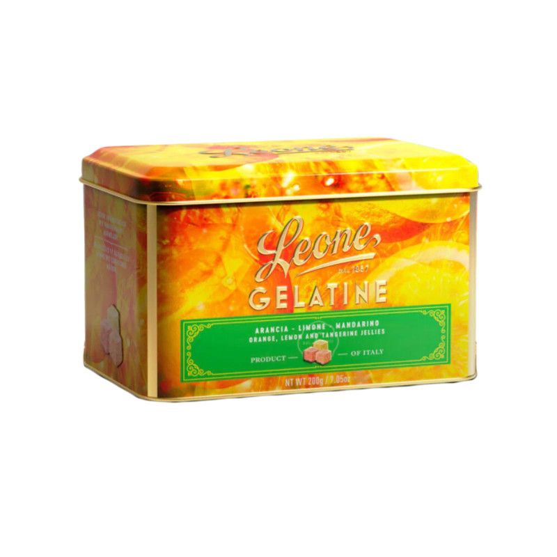 Caramelle Morbide - Cubifrutta Agrumi - Pastiglie Leone - Latta da 200 g