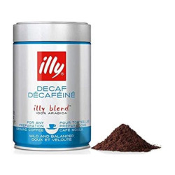 Caffè Espresso Macinato Decaffeinato - Illy - Barattolo da 250 g