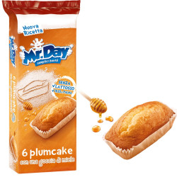 Plumcake Mr Day - Con una Goccia di Miele - 6 Plumcake - 190 gr