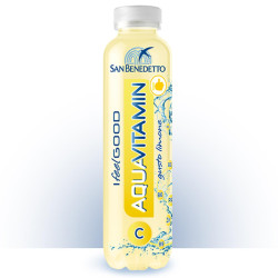 Acqua San Benedetto - AquaVitamin - Limone - 12 Bottiglie da 400 ml