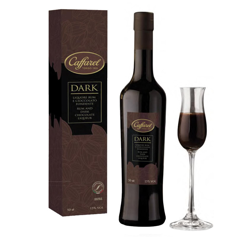 Liquore Caffarel - Dark - Liquore Rum e Cioccolato Fondente - 500 ml