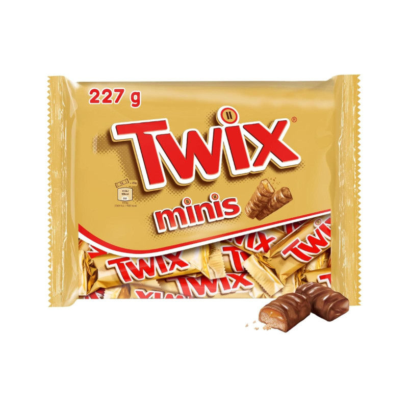 Barretta di Cioccolato - Twix Minis - Busta da 227 g 