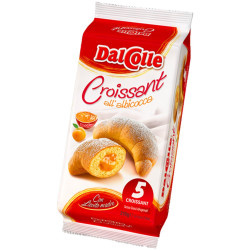 Merendine Dal Colle - Cornetti - Croissant all'Albicocca - 5 Pezzi...