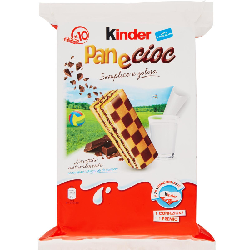 Merendine Kinder Pan e Cioc - 10 Pezzi 