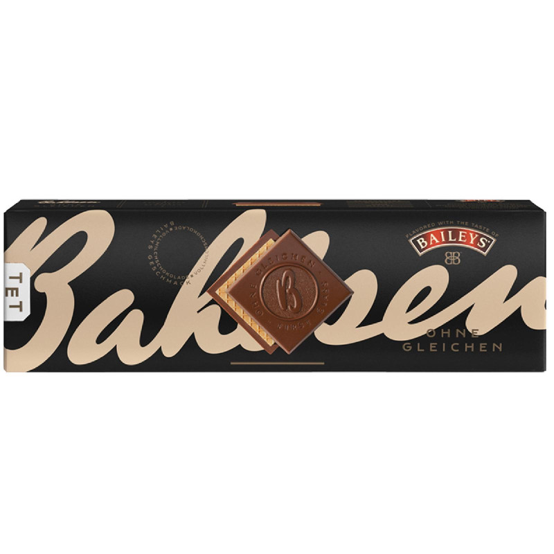 Biscotti Bahlsen - Ohne Gleichen Baileys Square - Cioccolato al Latte con Baileys - 125 gr