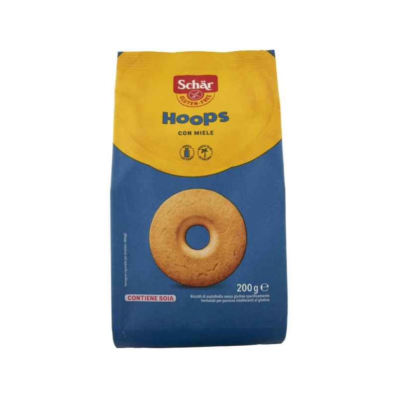 Biscotti - Schar - Hoops con Miele - Senza Glutine - 200 g