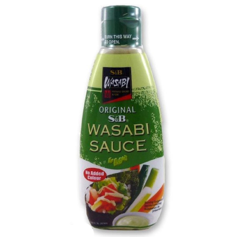 Salsa Wasabi - Maionese - Wasabi Sauce - S & B - Bottiglia da 170 gr