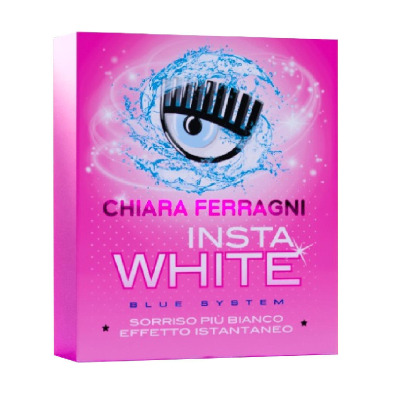 Gomme Da Masticare - Daygum Insta White Blue System Senza Zucchero - 1 Astuccio 22 gr - Chara Ferragni