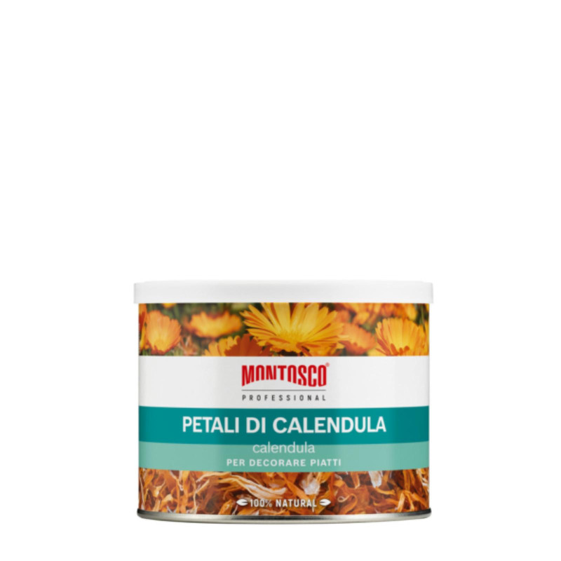 Petali di Calendula - Fiori Decorativi - Montosco - Professional - Barattolo da 14 g