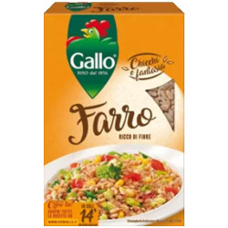 12 Confezioni Farro - Gallo - Fonte di Fibre e Fosforo - 400 gr