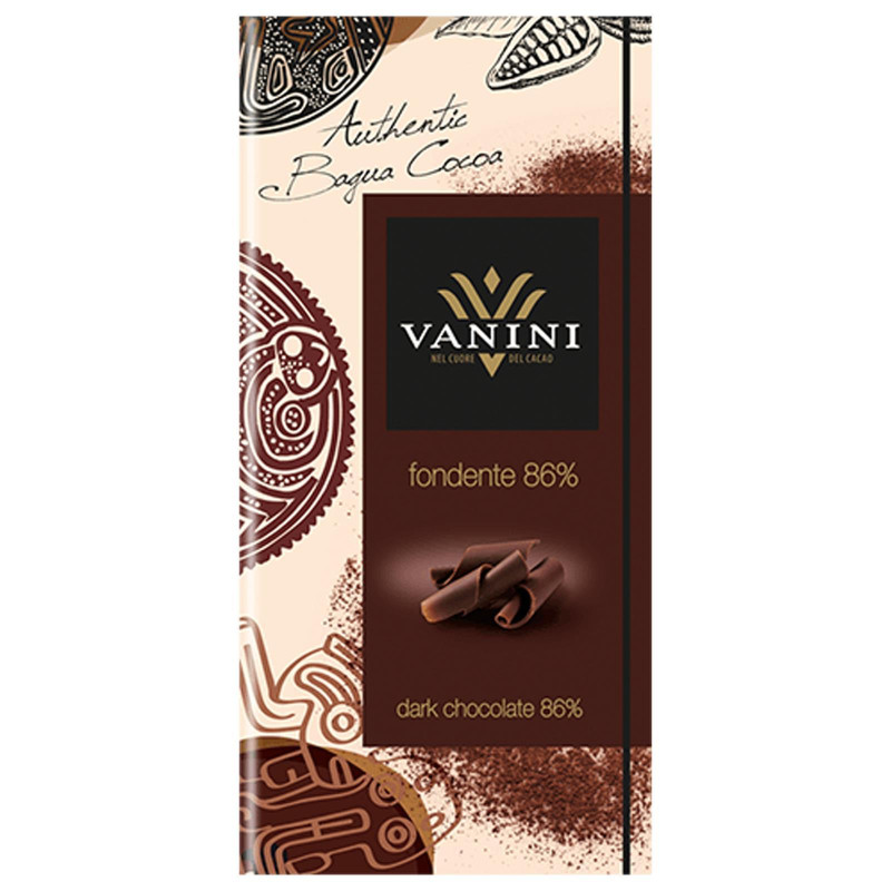 Tavoletta Vanini - Cioccolato Fondente 86% Cacao - 100 gr