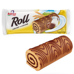 Torta Balconi - Tronchetto Roll al Cacao - 250 gr