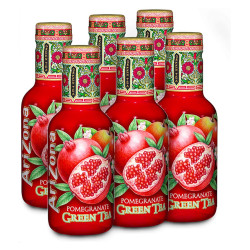 Te' Verde al Melograno - Arizona - Pomegranate Green Tea - 6 x 500 ml