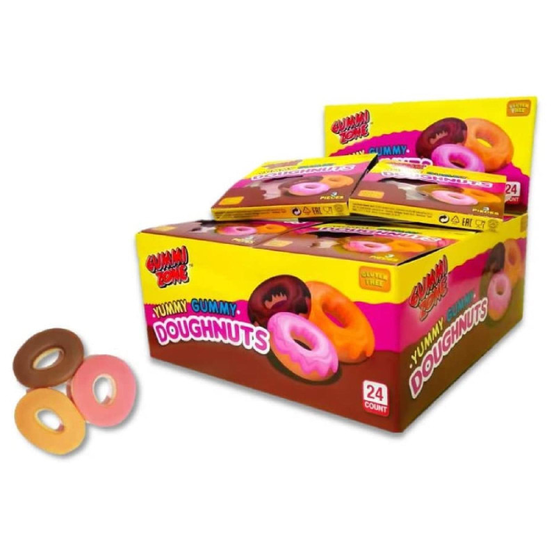 Caramelle Gommose - Gummi Zone - Doughnuts - 24 Pezzi