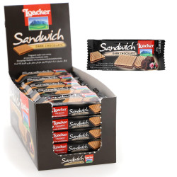 Biscotti Wafer Loacker - Fondente - Dark - 25 Pezzi da 25 g