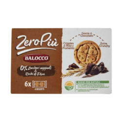 Biscotti Balocco - Zero Più - Crispies Riso e Frumento - Gocce di...