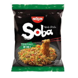 Noodles Nissin - Soba Wok Style - Teriyaki - 109 g