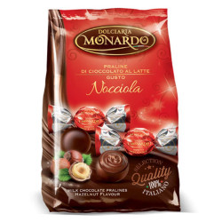 Cioccolatini Monardo - Praline Cioccolato al Latte Gusto Nocciola -...