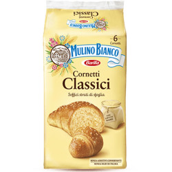 Merendine Mulino Bianco - Cornetti Classici - 6 Pz - 240 gr