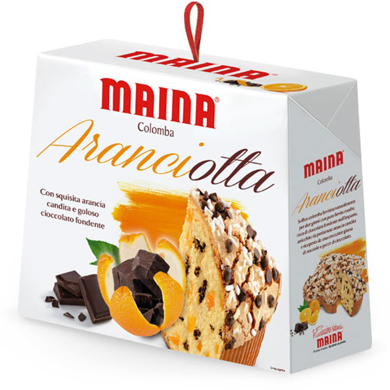 Colomba Aranciotta - Arancia e Cioccolato Fondente - Maina - 750 gr