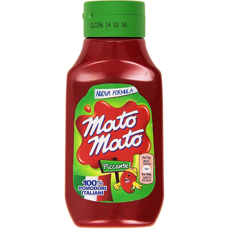 Ketchup Piccante Mato Mato - Kraft - Bottiglia 390 ml