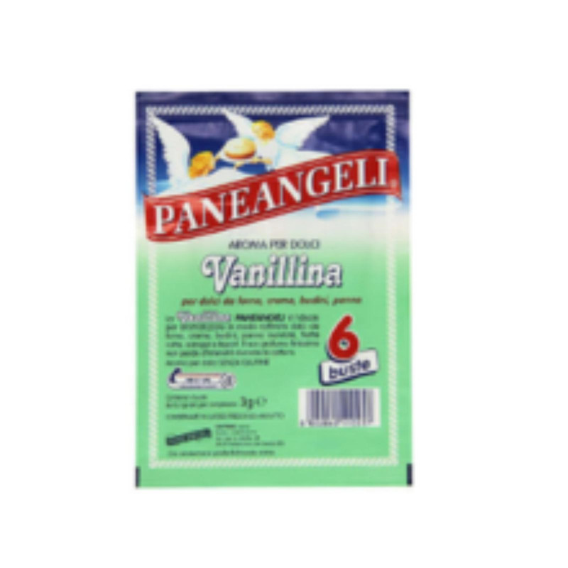 Paneangeli - Vanillina Pura - Busta da 6 Bustine - 3 g