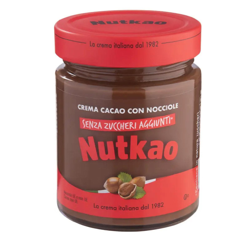 Nutkao Crema con Cacao - Senza Zuccheri Aggiunti - 350 gr