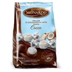 Cioccolatini Monardo - Praline Cioccolato al Latte Gusto Cocco - 1 kg