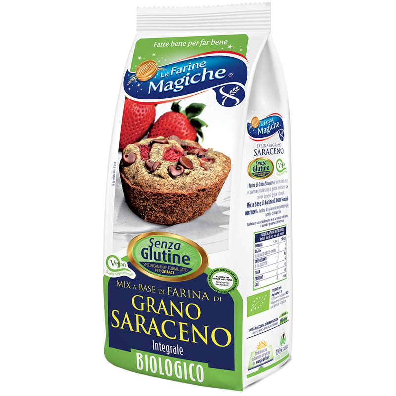 Farina di Grano Saraceno Biologica - Le Farine Magiche - 500 gr - Senza Glutine