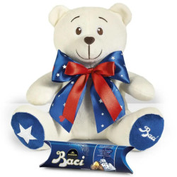 Baci Perugina - Peluche Orsetto Bianco - Con Tubo da 37,5 g