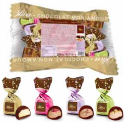 Praline Cioccolato Oliva - Dolcenero Mix - 4 Gusti Assortiti - 1 kg