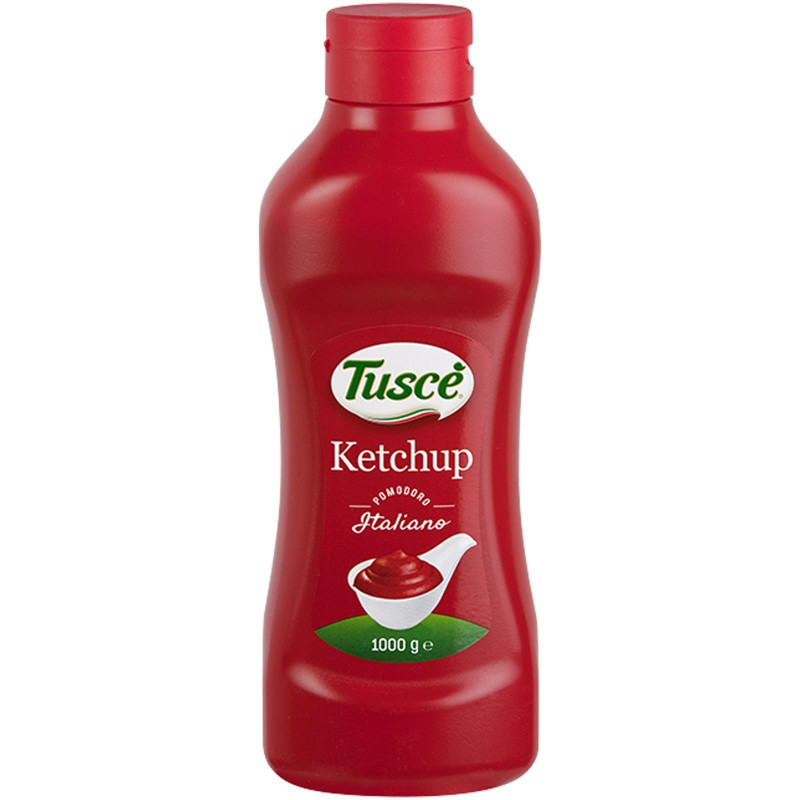 Ketchup Tusce' - Bottiglia Squeeze 1000 gr - 1 kg