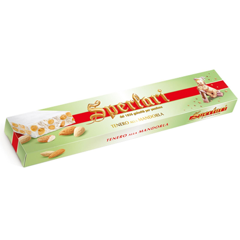 Torrone Sperlari - Tenero alle Mandorle - Barra 250 gr