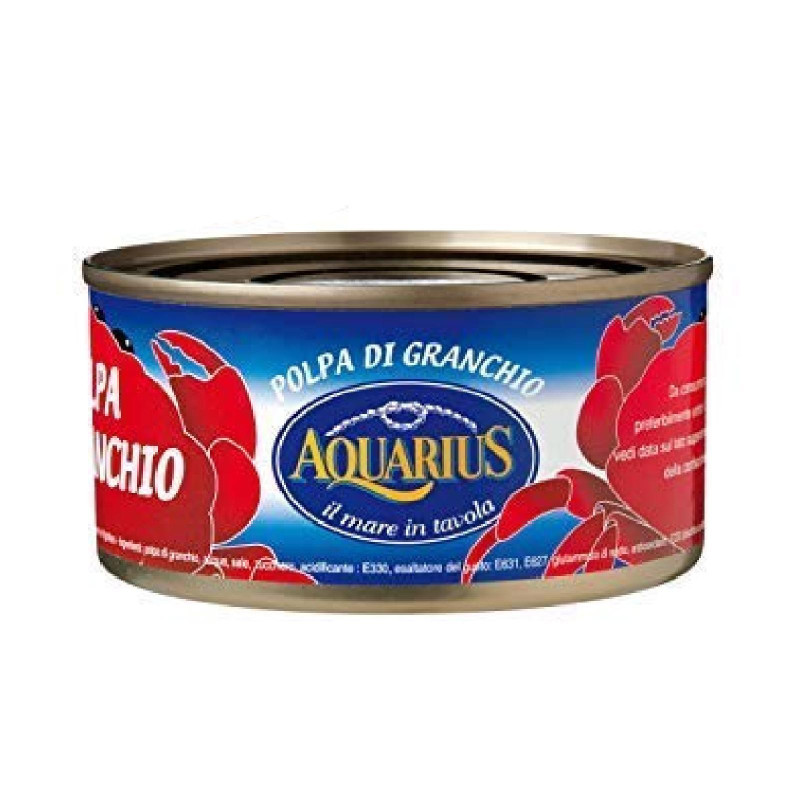 Polpa di Granchio in Salamoia - Aquarius - 170 gr - 100% Polpa