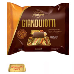 Cioccolatini Gianduiotti -  Crispo - Nocciola Gianduia - 1000 gr -...