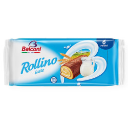 Merendine Balconi - Rollino Al Latte - 6 Pezzi - 222 gr