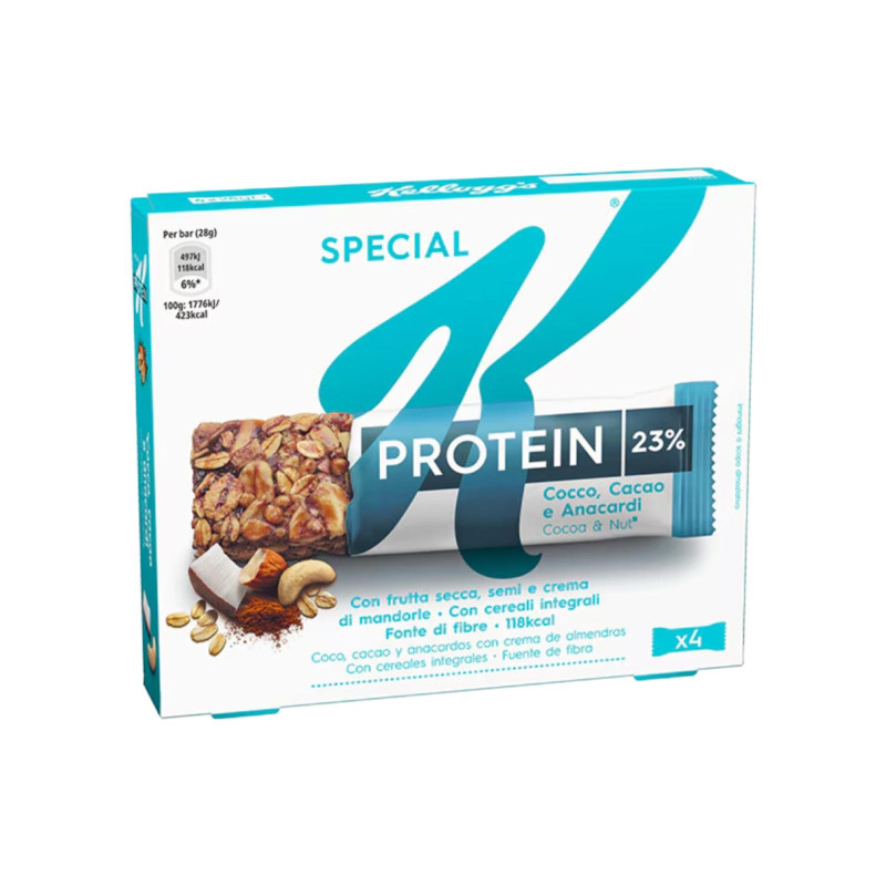 Special K - Barette Protein - Cocco, Cacao e Anacardi - 112gr 