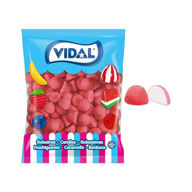 Caramelle Gommose - Fragola Crunch Zuccherate - Vidal - 1 Kg