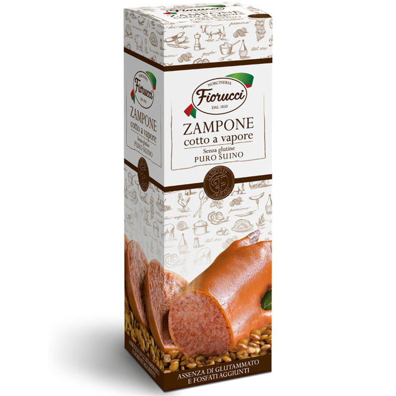 Zampone Cotto a Vapore - Fiorucci - 1 Kg