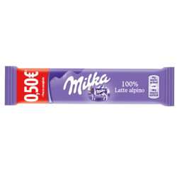 Barrette Milka - Cioccolato al Latte - 48 Pezzi da 25 gr