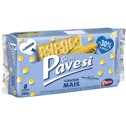 Crackers Gran Pavesi Mais - 280 gr 8 Porzioni Salatini